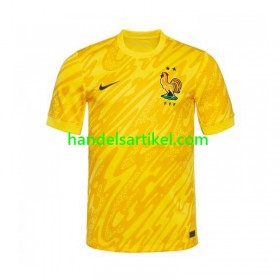 Frankreich Torwart Heim Trikotsatz EURO 2024 Kurzarm